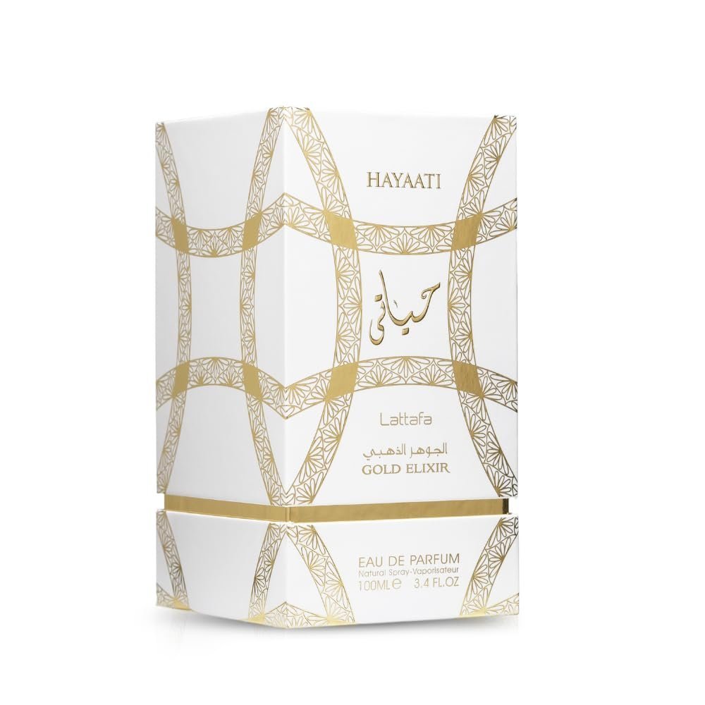 HAYAATI GOLD ELIXIR Lattafa perfume Unisex 100ml - Imagen 3