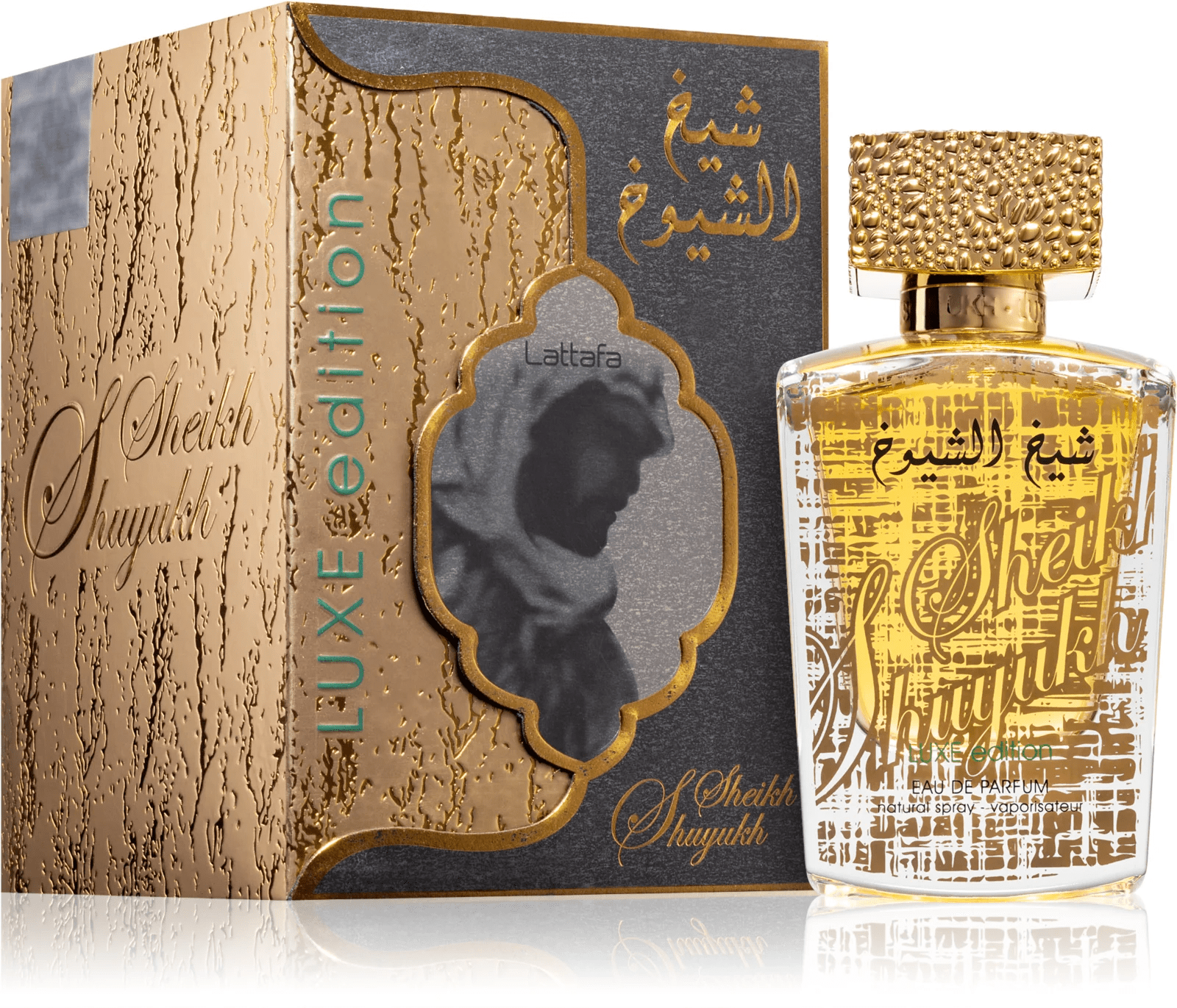 SHEIKH AL SHUYUKH GOLD Lattafa perfume UNISEX 100ml - Imagen 3